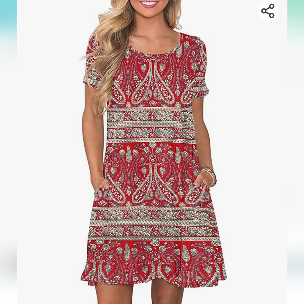 Wneedu Summer Dress  Size 3XL NWT
